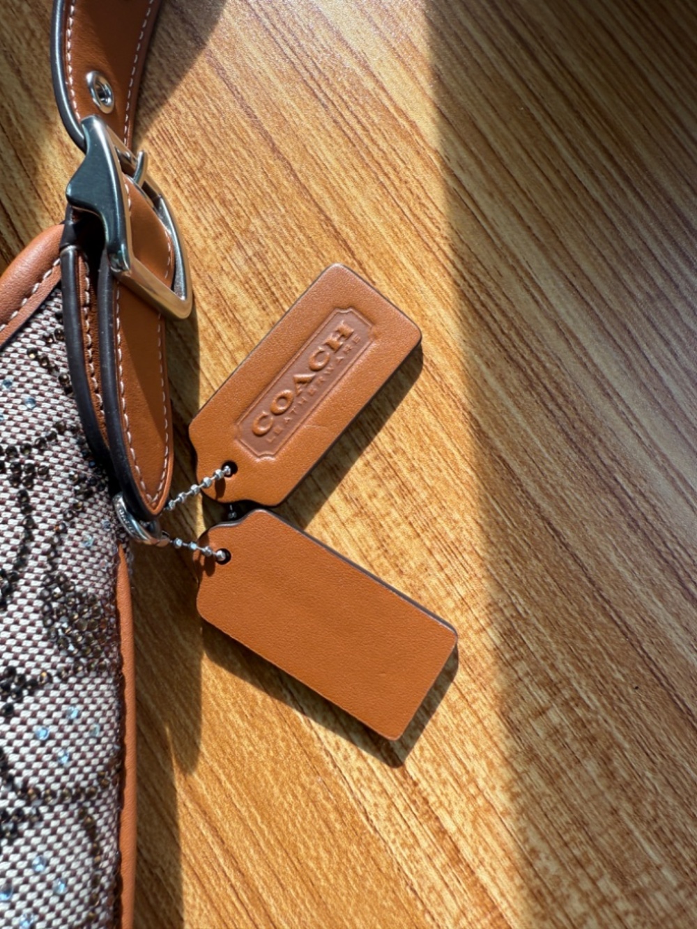 Coach Hamptons Hobo Bag in Signature Crystal Jacquard - Picture 6 of 9